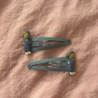 Barrettes vintage « Les trois petites Sœurs »